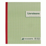 LOT DE 5 - MANIFOLD LIVRAISON EXACOMPTA AUTOCOPIANT 21 X 18 CM 50 PAGES TRIPLE EXEMPLAIRES