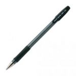 PILOT STYLO À BILLE POINTE EXTRA-LARGE ENCRE NOIRE CORPS CRISTAL AVEC GRIP ANTIDÉRAPANT + CAPUCHON BPS-GP