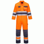 PORTWEST TX55 COMBINAISON HV NANTES ORANGE/MARINE - TAILLE XXL - STANDARD