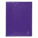 PROTEGE-DOCUMENTS EXACOMPTA IDERAMA - EN POLYPROPYLENE GLOSSY - 120 VUES/60 POCHETTES - COLORIS ASSORTIS - LOT DE 8