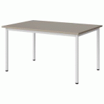 TABLE MALIBU 120X80 T4 4P STRA ABS GRIS U727/BLC 9016