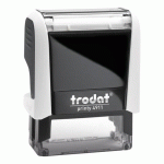 TAMPON TEXTE PERSONNALISABLE PRINTY 4911 TRODAT MONOCHROME 3 LIGNES - BLANC