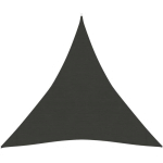 VIDAXL - VOILE D'OMBRAGE 160 G/M ANTHRACITE 4X4X4 M PEHD