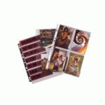 POCHETTES PERFORÉES OXFORD 23,5 X 31,5 CM POUR PHOTOS POLYPROPYLÈNE LISSE 8/100E - SACHET DE 10