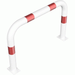 ARCEAU PARE-CHOC SANS BARRE CHEVILLER-BLANC/ROUGE-1000-650MM - SCHAKE