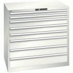 ARMOIRE 8 TIROIRS SÉRIE 78.294-CAPACITÉ 75KG-GRIS CLAIR - LISTA