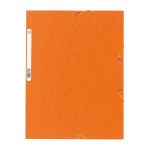 EXACOMPTA CHEMISE 3 RABATS À ÉLASTIQUES EXACOMPTA - CARTE LUSTRÉE - ORANGE (PRIX À L'UNITÉ)