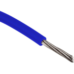 FILS DE CONNEXION RS PRO UL3266, 7 0,13 MM² 26 AWG, 300 V, XLPE BLEU, 100M ( PRIX POUR BOBINE DE 100 MÈTRES )