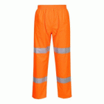 LOT DE 2 - PORTWEST S165 PANTALON LÉGER PLIABLE HV ORANGE - TAILLE XXL - STANDARD