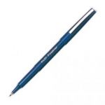 PILOT STYLO FEUTRE POINTE FINE BAGUÉE MÉTAL ENCRE BLEUE CORPS PLASTIQUE COULEUR FINELINER