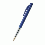 LOT DE 50 - STYLO BILLE BIC M10 RÉTRACTABLE POINTE 1 MM - ÉCRITURE MOYENNE BLEU