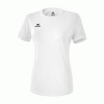 T-SHIRT FONCTIONNEL TEAMSPORT - ERIMA - CASUAL BASIC FEMME BLANC