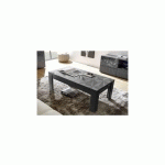 AZURA HOME DESIGN - TABLE BASSE LUTHER 122X45X65 CM ANTHRACITE