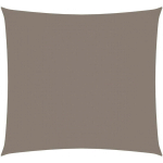 VIDAXL - VOILE DE PARASOL TISSU OXFORD CARRÉ 2,5X2,5 M TAUPE