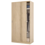 ARMOIRE 100X200H CM ROBLE CANADIAN 2 PORTES COULISSANTES ROBLE CANADIAN