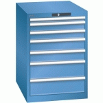 ARMOIRE BLEU CAP. 564X725X800 AVEC 7 TIR. 75KG _ 14.354.040 - LISTA