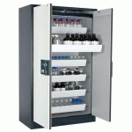 ARMOIRE SÉCURITÉ Q-PEGASUS-90 Q90.195.120.WDAC GRIS/BLANC - ASECOS