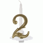 BOUGIE CHIFFRE ORDINAIRE N°2 X 10 FIRPLAST