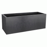 JARDINIÈRE BASALT'UP - 57 L - GRIS ANTHRACITE EDA PLASTIQUES