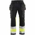 PANTALON ARTISAN HAUTE-VISIBILITÉ STRETCH TAILLE 42C - BLAKLADER