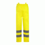 PANTALON DE PLUIE EVERGLADE JAUNE FLUOSRECENT L - T2S