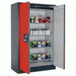 ARMOIRE SÉCURITÉ Q-PEGASUS-90 Q90.195.120.WDAC GRIS/ROUGE - ASECOS