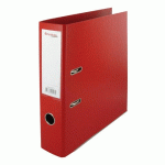 CLASSEUR À LEVIER CARTONNÉ BRUNEAU A4 MAXI - DOS 7,2 CM ROUGE