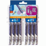 LOT DE 2 - STYLO FEUTRE FINELINER FRIXION EVOLUTIVE SET, ÉTUI 8