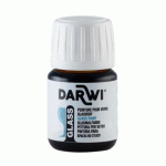 LOT DE 5 - DARWI FLACON DE 30 ML DE PEINTURE SUR VERRE - VERMILLON
