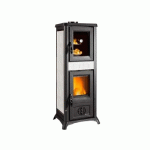 POÊLE À BOIS AVEC FOUR 19L - 7,3 KW - GEMMA FORNO.165 - ELEGANCE BLANC INFINITY LA NORDICA EXTRAFLAME