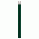 POTELET HAUT PROVINCE Ø 76 MM INOX BROSSÉ - ZINC VERT 6005 - PROCITY