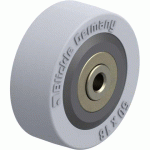 BLICKLE - ROUE Ø 50MM BANDAGE CAOUTCHOUC SBR 40KG - VPA 50/6K
