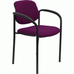 CHAISE VILLALGORDO AVEC ACCOUDOIRS FIXES - VIOLET - PIQUERAS Y CRESPO