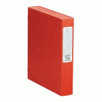 CHEMISE BOX CARTE CARTOBOX EXACOMPTA 24 X 32 CM DOS 6 CM ROUGE