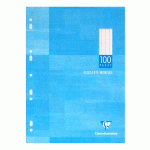 FEUILLETS MOBILES 100 PAGES SÉYÈS FORMAT A4 21 X 29,7 CM METRIC CLAIREFONTAINE - PERFORÉES