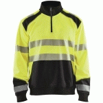 SWEAT COL CAMIONNEUR HAUTE-VISIBILITÉ TAILLE S - BLAKLADER