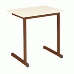 TABLE SCOLAIRE INDIVIDUELLE BRUN