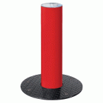 BORNE RÉTRACTABLE Ø 16 CM INOX BROSSÉ - ZINC ROUGE 3020 - PROCITY