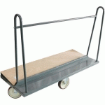 CHARIOT PORTE PANNEAU 1500X680 MM - 500 KG - ROUES TPR - MANUTAN EXPERT