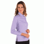 CHEMISE FEMME MANCHES LONGUES KYOTO LILAS