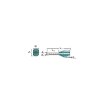 EMBOUT DOUBLE D'EXTRÉMITÉ DE CÂBLE WEIDMÜLLER H0,5/14D ZH W 9037380000 0.5 MM² X 8 MM PARTIELLEMENT ISOLÉ BLANC 500 PC(S) Y05254