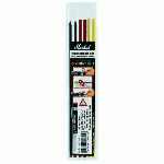 LOT DE 6 RECHARGES GRAPHITE - ROUGE - JAUNE TRADE MARKAL TRADES-MARKER DRY - OTELO