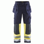 PANTALON DE TRAVAIL ARTISAN MULTINORMES FLUORESCENT TAILLE 38 - BLAKLADER