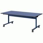 TABLE MALIBU RAB. 160X80 T3 DL ST BLEU U525/NOIR BLEU 5005