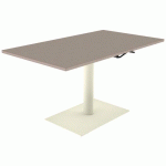 TABLE MANO RÉG. 140X80 STR ALAISÉ CHÊNE H. CAPPUCCINO/1013 - MOBIDECOR