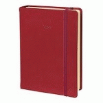 QUO VADIS - AGENDA - 2026 - MINISTRE PRESTIGE - SEMAINIER PLANNING - MULTILINGUE - SILK - ROUGE - 13 MOIS DE DÉC. À DÉC. - 16X24 CM