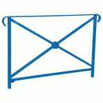 BARRIÈRE HÉRITAGE ROSACE 1.50 M DOUBLE CROSSE - BLEU 5010 - PROCITY
