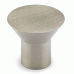 BOUTON DE MEUBLE ROND DANUM - FINITION INOX BROSSÉ - PAR 4 - Ø 20 HETTICH