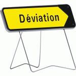 PANNEAU KD22A DÉVIATION FL. AMOV. PIEDS ART. - C1 - 1000X300 - TALIAPLAST