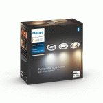 PHILIPS HUE MILLISKIN 3 SPOTS ENCASTRÉS ROND BLANC